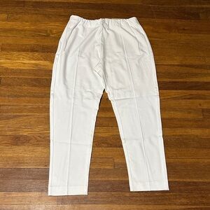 Soft Surroundings Women’s White Full Length Leggings, Petite Large